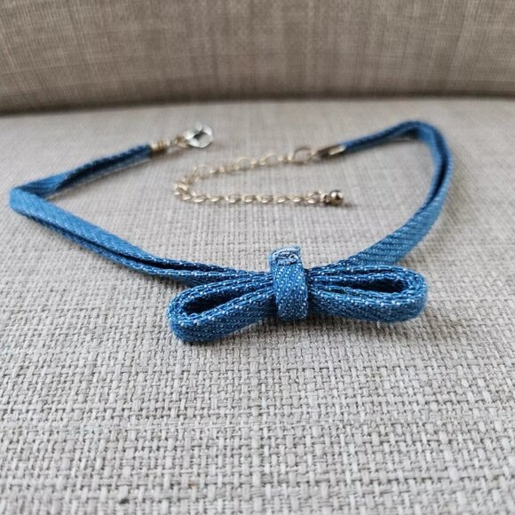 Cara Kids New York Choker Necklace Set of 2 Chokers Yellow and Blue Jewelry - Picture 8 of 12